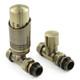 DELTA-ST-AB - Delta Straight TRV Antique Brass Thermostatic Radiator Valve DELTA-ST-AB - Delta Straight TRV Antique Brass Thermostatic Radiator Valve